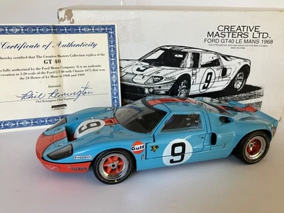 Ganador de Le Mans 1968 ~ Ford GT 40 Revell Creative Masters 1/20 Rodriguez/Bianchi Foto 1 de 4