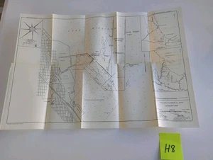 1938 Calumet Harbor IN CRI & P RR US Army Corps Engineering Survey Sketch Map - Picture 1 of 4