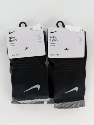 2 Pairs Nike Spark Cushioned Ankle Running Socks Men's 10-11.5 Women's 11.5-13 - Image 1 of 4