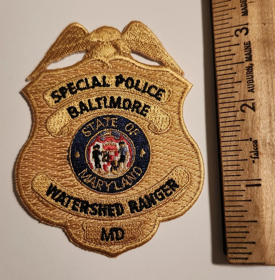 Винтажная полицейская нашивка Baltimore Maryland водораздел рейнджер - Изображение 1 из 1