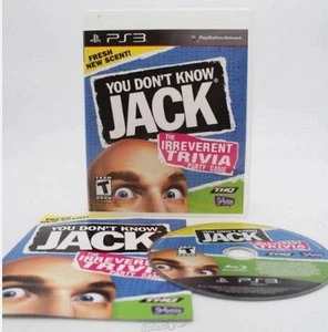 PS3 You Don't Know Jack The Irreverent Trivia Party Game CIB Tested Resurfaced - Picture 1 of 2