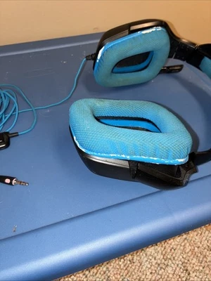 Logitech G430 Black/Blue Over the Ear Gaming Headset + Stand - Image 1 of 4