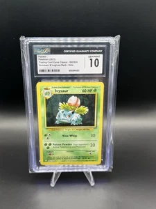 Ivysaur CLV 002/034 Pokémon Card - CGC 10 GRADED GEM MINT - TCG Classic - Picture 1 of 2