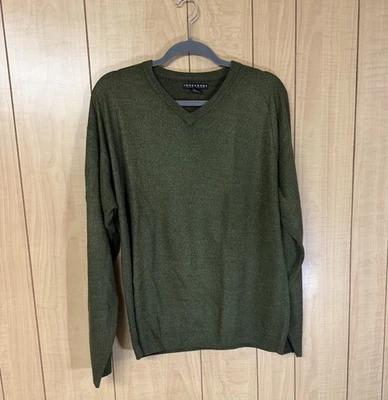 Men’s Consensus  Close-Knit Olive Green Sweater Size Large - Image 1 of 4