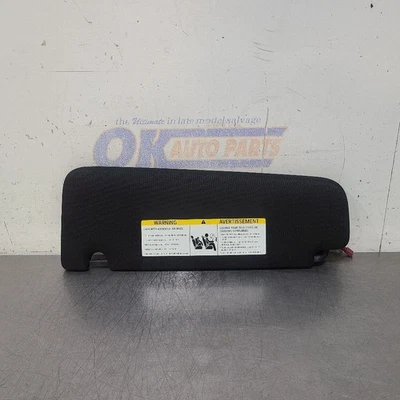 BMW 740I 19 2019 OEM pasajero derecho parasol negro con iluminación Foto 1 de 4