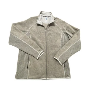 NWOT Kuhl Alfpaca Full Zip Fleece Jacket Hiking Outdoor Oatmeal Beige XL Men - Picture 1 of 10