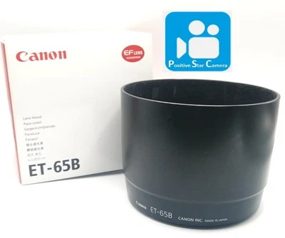 🎦👀🌟N COMO NUEVO🌟 Capucha de bayoneta Canon ET-65B para EF 70-300 mm f/4-5,6 IS USM JAPÓN Foto 1 de 4