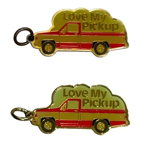 Vintage Abbey Press Love My Pickup Truck Keychain Collectible Automotive Country - Picture 1 of 7