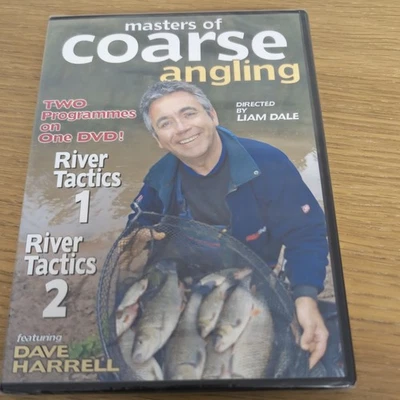 Masters of Coarse Angling River Tactics 1 & 2 DVD Liam Dale Dave Harrell Fishing - Image 1 of 3