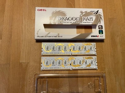 GeIL DDR4-3000 DIMM white Dragon IC Dual Kit 16GB 2x8GB PC4-24000 CL-15-17-17-35 - Bild 1 von 4