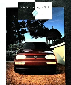 ORIGINAL 1993 VOLKSWAGEN GOLF GL SALES BROCHURE CATALOG ~ 12 PAGES ~ 8.5" X 11" - Picture 1 of 7