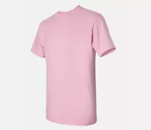 Men's Spring Summer T-shirt Pink Short Sleeve - Picture 1 of 1