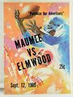1969 Maumee High School Ohio Football Program VS Elmwood Coke Ad