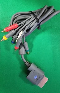 Official Microsoft XBOX 360 COMPONENT HDTV TV AV Cable Lead - Picture 1 of 1