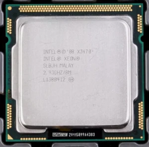 Intel Xeon X3470 2.93 GHz Quad-Core (BV80605001905AJ) Processor CPU - Picture 1 of 3