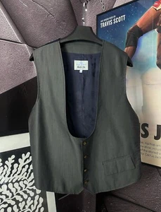 Vivienne Westwood Mens Wool Grey Vest Size L Luxury Brand RRP 250$ - Picture 1 of 10