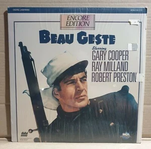 LASERDISC MOVIE - BEAU GESTE - Gary Cooper, Ray Milland, Robert Preston - Picture 1 of 1