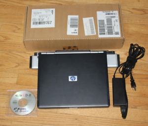 HP  NC6000 1.6ghz CPU 512MB RAM 80HDD DVD XP Loaded LAPTOP W/dock station