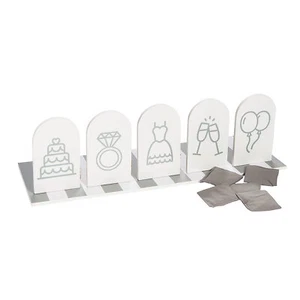 Juego de lanzamiento de bolsa de frijoles para boda para niños - Imagen 1 de 2