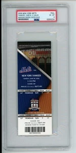 2009 New York Mets Ticket Stub PSA 6/28 Mariano Rivera Save #500 MLB RARE FULL - Picture 1 of 6
