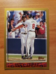 1998 Topps #183 Javy Lopez - Atlanta Braves - MLB - Picture 1 of 2