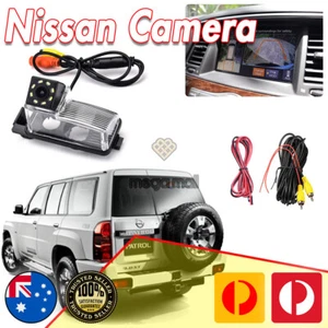Reverse Camera For Nissan Patrol Y61 Y62 Pathfinder R51 Number Plate Light Night - Picture 1 of 11