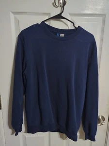 Suéter de cuello redondo H&M azul marino pequeño para hombre - Imagen 1 de 4