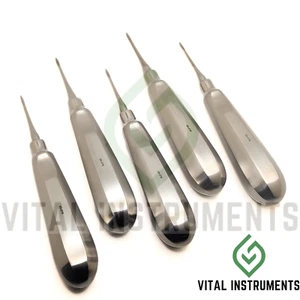 Set of 5 Root Tip Elevators #78 Right Dental Stainless Steel Instruments - Picture 1 of 1