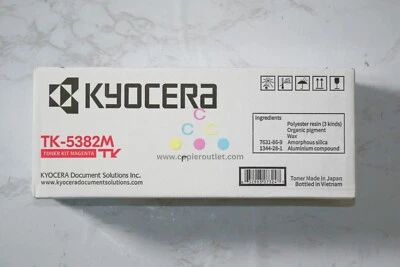 New OEM Kyocera ECOSYS MA4000, PA4000 Series Magenta Toner Kit TK-5382M - Image 1 of 4