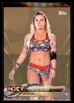 2018 Topps Then Now Forever WWE Wrestling BRONCE #115 Candice LeRae - NXT Foto 1 de 2