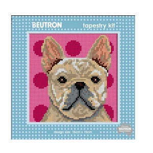 Beutron Handmade Tapestry Kit Beginner French Bull Dog - Picture 1 of 1