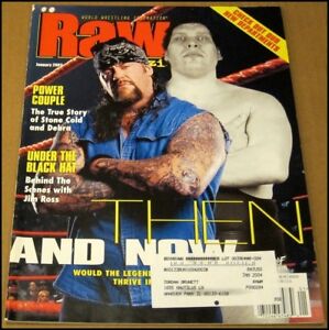 Jan 2002 WWF Raw Magazine Undertaker Andre the Giant Stone Cold Steve Austin