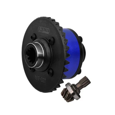 GPM Medium Carbon Steel + Alum Alloy Rear Differential Blue for X-Maxx / XRT - Image 1 of 3