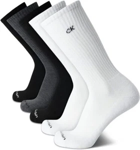 5 pairs Calvin Klein® Men's Athletic Socks - Cushion Crew Socks - Picture 1 of 10