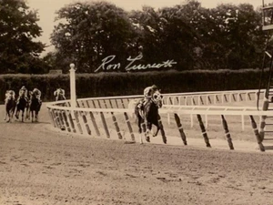 RON TURCOTTE SECRETARIAT - 1973 BELMONT STAKES SIGNED 11X14 TRIPLE CROWN #6 - Picture 1 of 1
