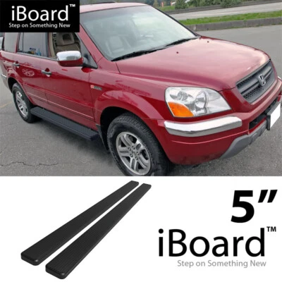 iBoard Stainless Steel 5" Running Boards Fit 03-08 Acura MDX/Honda Pilot - Imagem 1 de 4