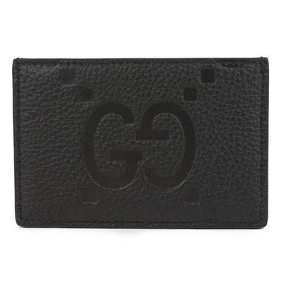 Gucci GG Jumbo Leather Card Case stamp: 812681-AABY0-1000 146922943 - Image 1 of 4