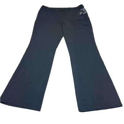 Nicole By Nicole Miller Essentials Pants Black Trousers Womens Size 16 NWT - Image 1 of 4