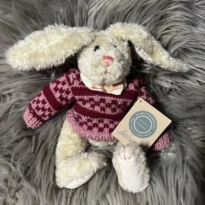 Boyd’s Bears J. 1985 vintage Suéter de felpa rosa conejo arquero serie B. Bean - Imagen 1 de 11