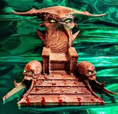 MORTAL KOMBAT SHAO KAHN Custom 3D Printed Throne OOAK FITS MCFARLANE TOYS 8 INCH - Image 1 of 4