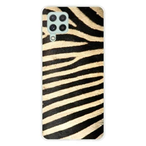 Coque en silicone imprimée compatible Samsung Galaxy A22 4G Zèbre - Photo 1 sur 6
