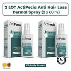 2 LOT ActiPecia Anti Hair Loss Dermal Spray (2 x 60 ml) *Clinically Proven*