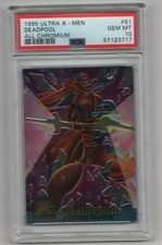DEADPOOL 1995 ULTRA X-MEN ALL CHROMIUM #51 CHROME PSA 10 GEM MINT