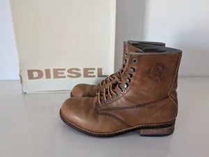 Diesel Schuhe Stiefel Boots Herren, braun, Leder, Gr. 42 - Bild 1 von 11