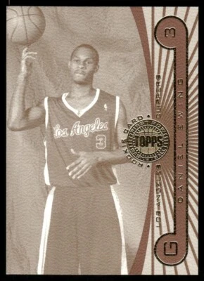 G711 DANIEL EWING 2005-06 TOPPS FIRST ROW SEPIA 5/25 #138 CLIPPERS RARE SP - Image 1 of 2