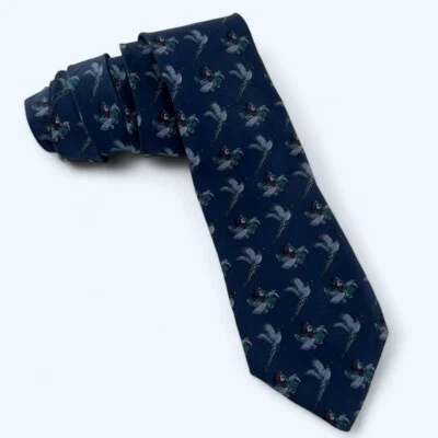 Disney Mickey Mouse Balancine The Tie Works Corbata Cuello Azul De Colección 56.5” Hecha en EE. UU. Foto 1 de 4