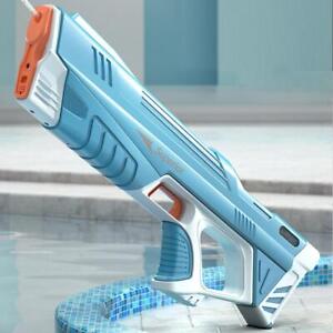 Electric Water Gun Automatic Powered Water Sucking Auto Toy Blue