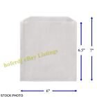 Fischer Sandwich & Utility Plain Paper Bag #508 White 6x6-1/2 in