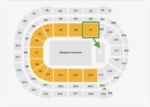 MONTEZ 20. 09.2025 Hannover * UNTERRANG - BLOCK U1 * Tickets - Bild 1 von 1