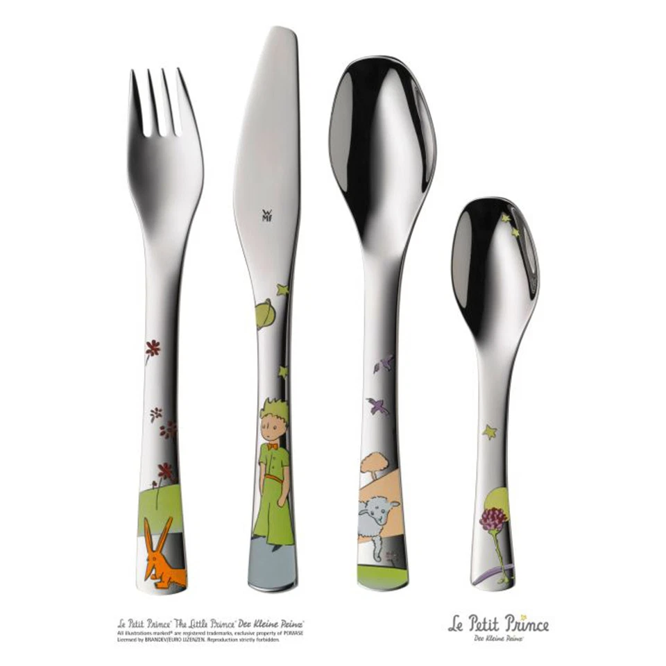 WMF Kinderbesteck DER KLEINE PRINZ / LE PETIT PRINCE mit Gravur personalisiert - Bild 1 von 1